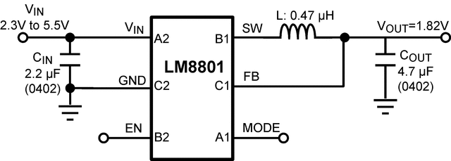 LM8801XUE-1.82/NOPB 电路图