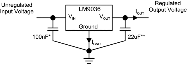 LM9036M-5.0/NOPB 电路图