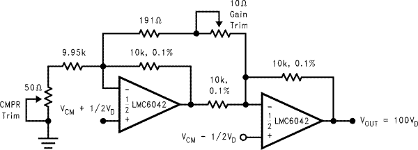 LMC6042AIJ 电路图