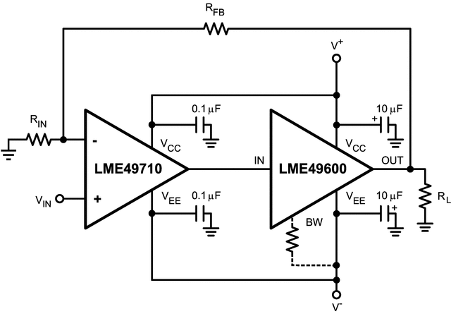 LME49600TS/NOPB 电路图