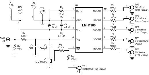 LMH1980MMX/NOPB 电路图