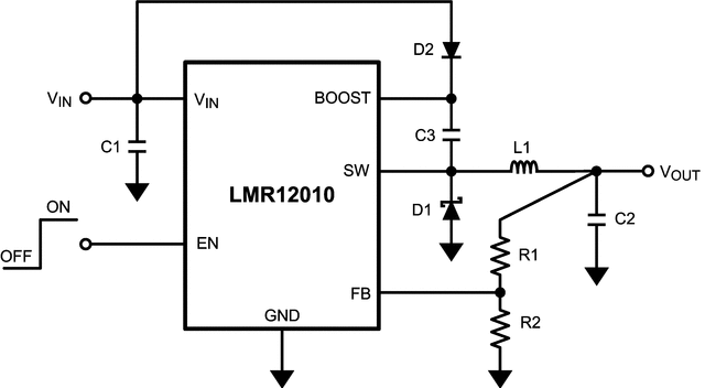LMR12010XMK/NOPB 电路图