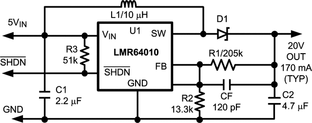 LMR64010XMFE/NOPB 电路图
