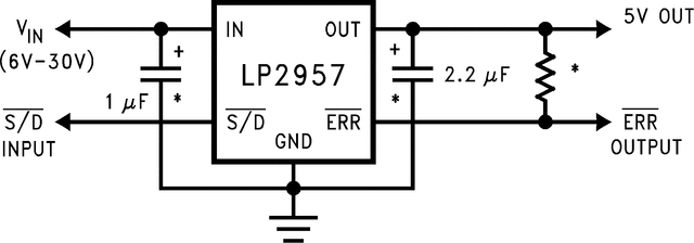 LP2957AISX/NOPB 电路图