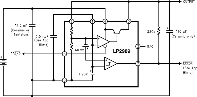 LP2989AIM-1.8 电路图