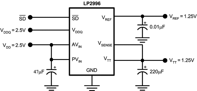 LP2996LQ/NOPB 电路图