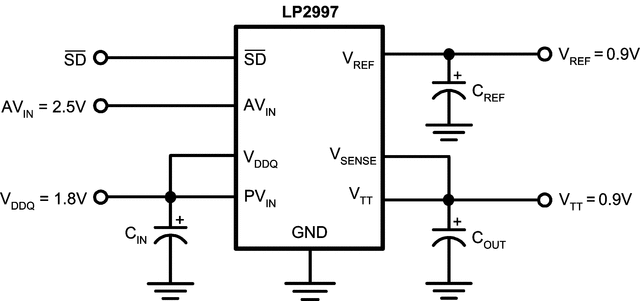 LP2997MRX/NOPB 电路图