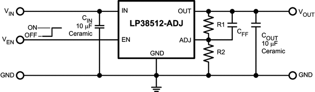 LP38512MR-ADJ/NOPB 电路图