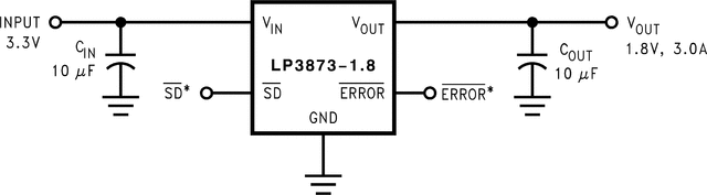 LP3876ES-1.8/NOPB 电路图