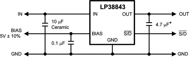 LP38843S-1.2/NOPB 电路图