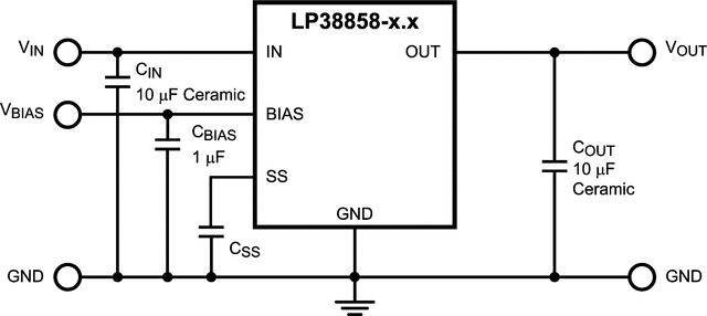 LP38858S-1.2/NOPB 电路图
