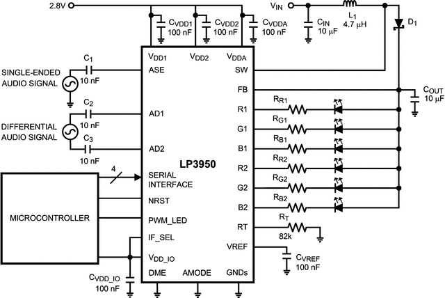 LP3950SL/NOPB 电路图