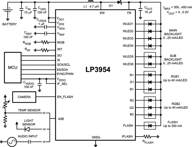 LP3954TL/NOPB 电路图