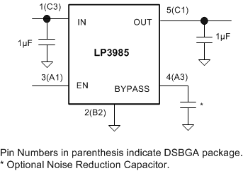 LP3985IM5X-3.3/NOPB 电路图