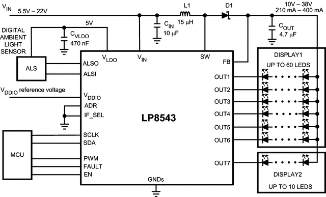 LP8543SQE 电路图