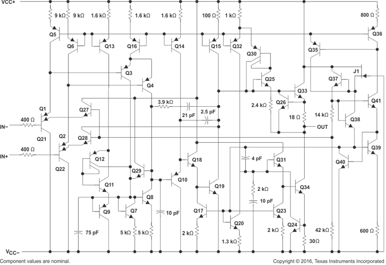 LT1013AMJG 电路图