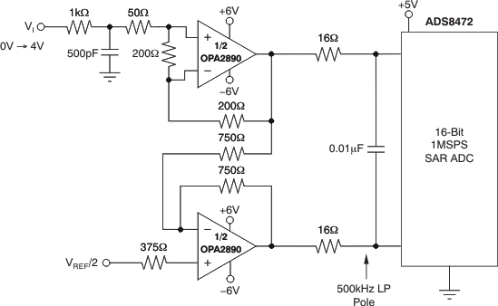 OPA2890IDGSR 电路图
