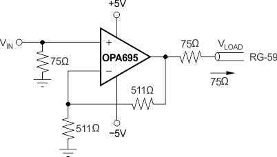 OPA695IDGKT 电路图