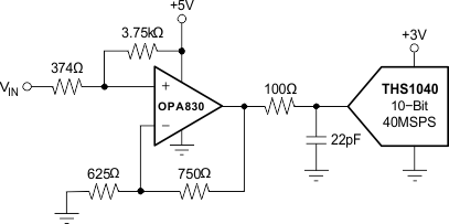 OPA830TDBVREP 电路图