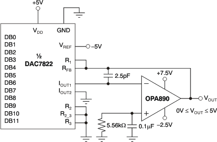 OPA890IDBVT 电路图