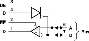 SN75176BPE4 电路图