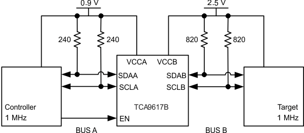 TCA9617BDGKR 电路图