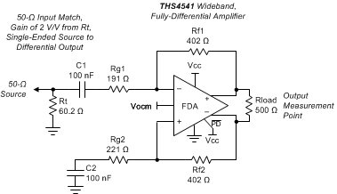 THS4541QWRGTRQ1 电路图
