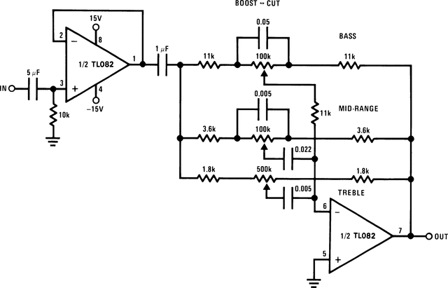 TL082CMX/NOPB 电路图