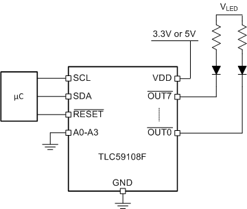 TLC59108FIPWR 电路图