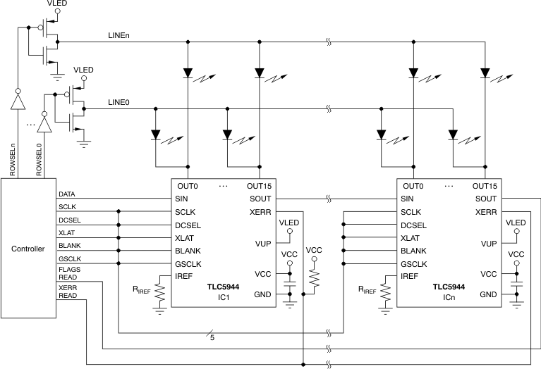 TLC5944RHBT 电路图
