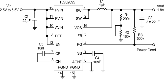 TLV62095RGTR 电路图