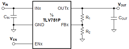 TLV751330500PDSQR 电路图