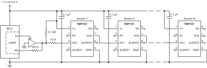 TMP107BQDRQ1 电路图