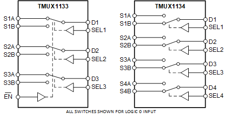 TMUX1133PWR 电路图