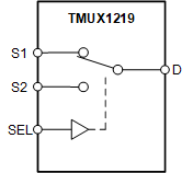TMUX1219DCKR 电路图