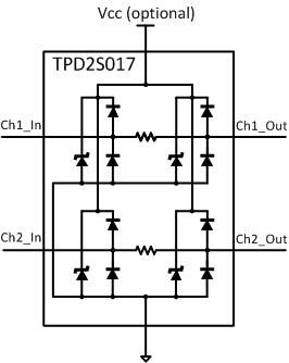 TPD2S017DBVR 电路图