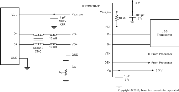 TPD3S716QDBQRQ1 电路图