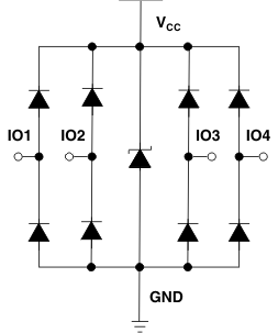 TPD4E004DRYR 电路图