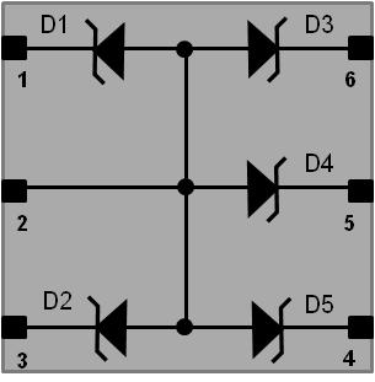 TPD5E003DPFR 电路图