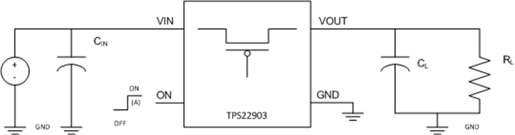 TPS22904YFPR 电路图