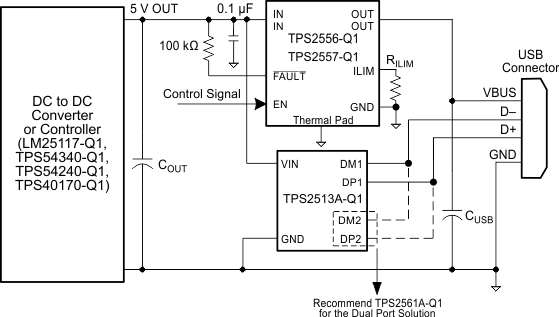 TPS2556QDRBRQ1 电路图