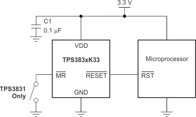TPS3831K33DQNR 电路图