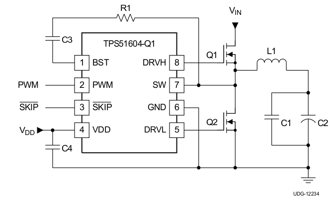 TPS51604QDSGTQ1 电路图
