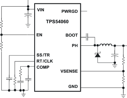TPS54060DRCR 电路图