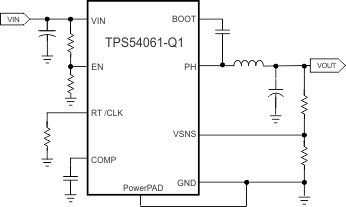 TPS54061QDRBTQ1 电路图