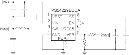TPS54229EDDAR 电路图