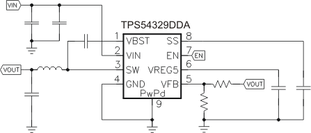TPS54329DDAR 电路图