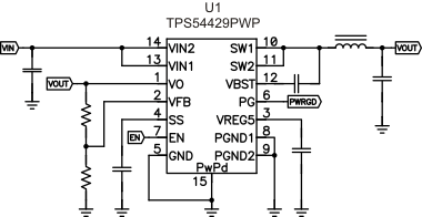 TPS54429PWP 电路图