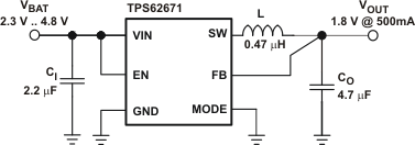 TPS62675YFDT 电路图