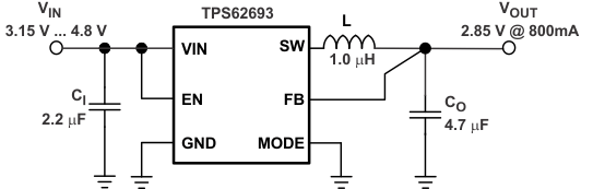 TPS62693YFDR 电路图